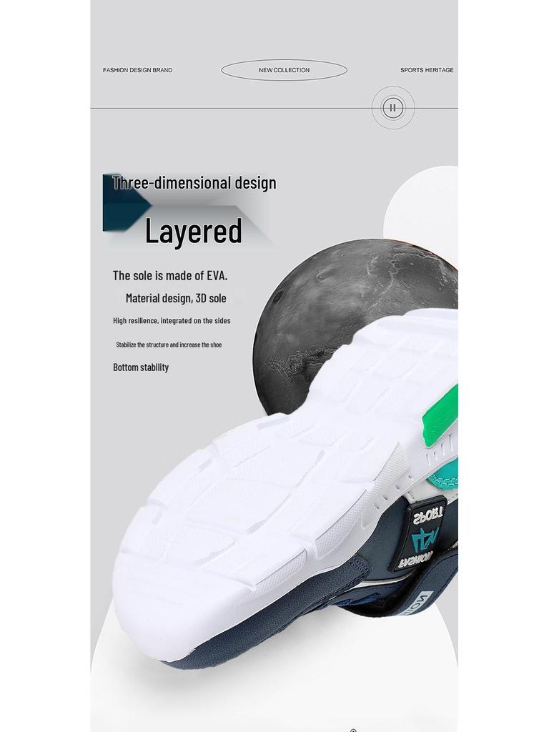 Children's Waterproof Leather Shoes - Boys' Non-Slip Sports Shoes for Spring & Autumn