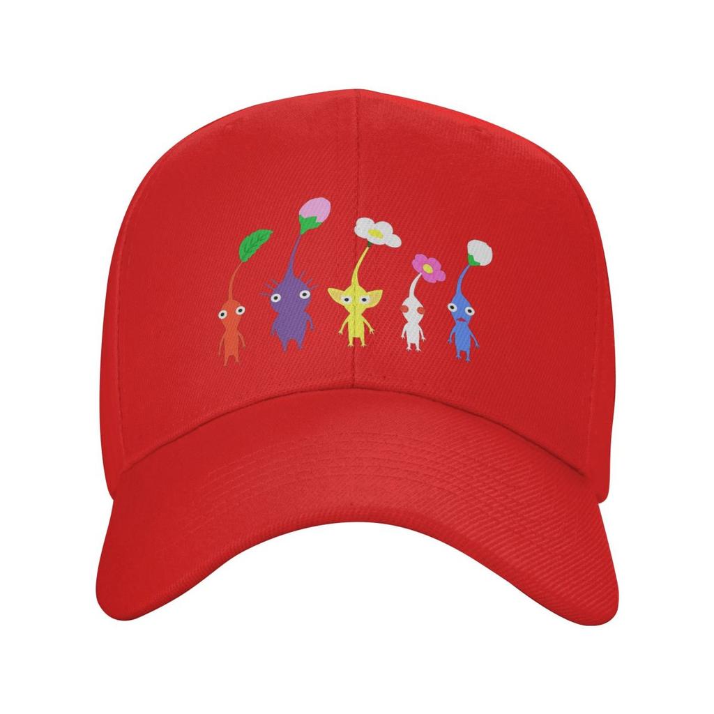 Vintage Cute Pikmin Game Baseball Caps Snapback Men Women Hats Outdoor Cap Hip Hop Baseball Hat Casquette