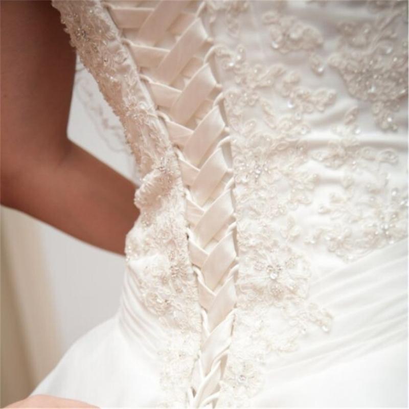 2Pieces Satined Bridal Ribbon Strap Multiuse Ribbon Tie for Wedding Gowns Styling Essential Lace Up Tie for Special Event