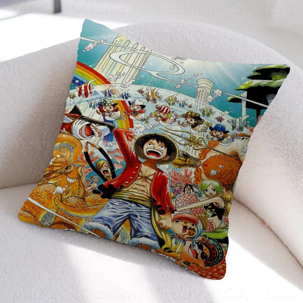 Cartoon Throw Pillow Covers Living Room Decoration Printed Sofa Cushion Cover Polyester Soft Pillowcase