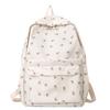 Cartella: Zaino floreale giapponese stile soft girl per bambine, borsa scolastica fresca stile coreano INS, zaino per scuola superiore