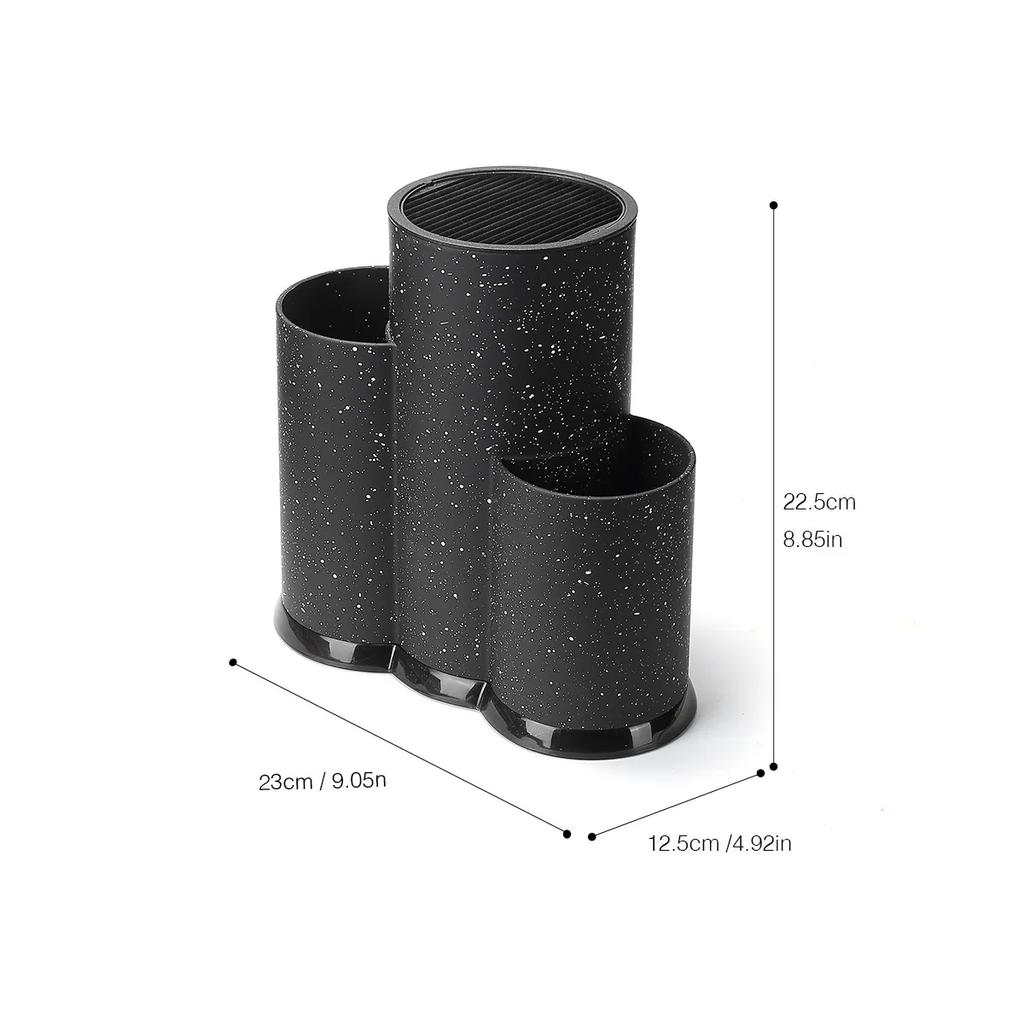 Multi-Function Knife Holder Stand for Kitchen Chef Spoon Fork Kitchen Organizer Rack Flatware Drainer Storage Box Kitchen Tools