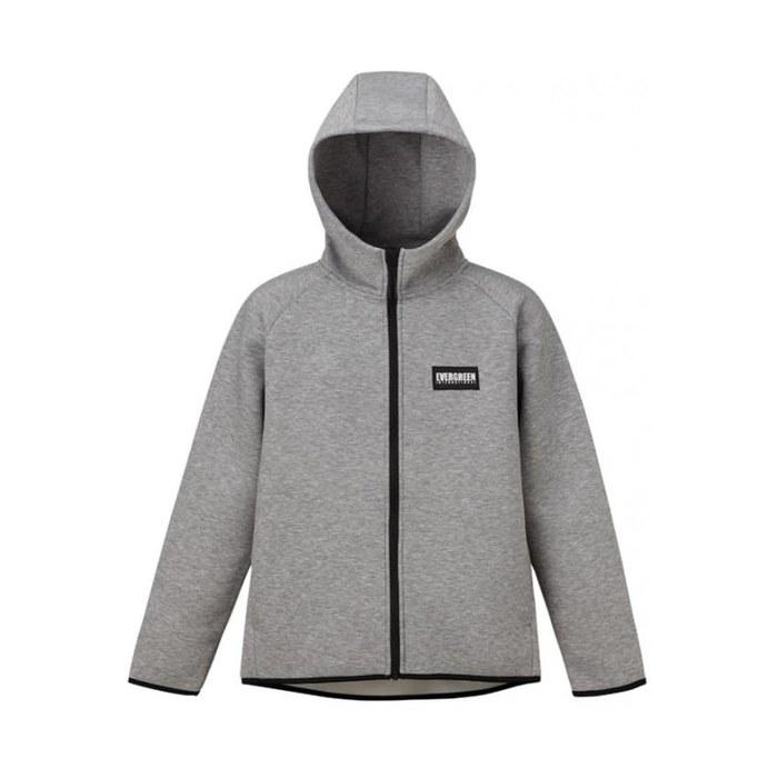 [Evergreen] E.G. Light Warm Full-Zip Parker L Heather Gray