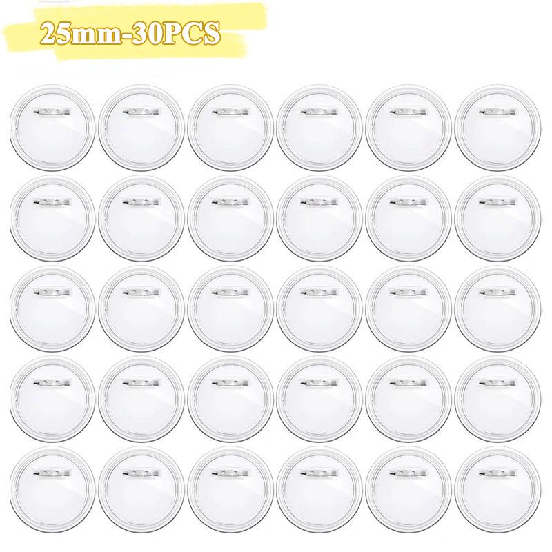 DIY Round Pin Button Maker Kit Craft Custom Name Tags Brooches & Cosplay Accessories for Parties & Events