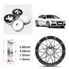 60mm Car Wheel Center Covers Tire Hub Caps Emblem for Peugeot 206 307 308 3008 207 208 407 508 2008 5008 107 106 205 4008 301