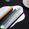 11-piece Reusable Glass Straws Clear Smoothie Drinking Straws with Clean Brush for Beverages Milk Tea Juices Cocktail