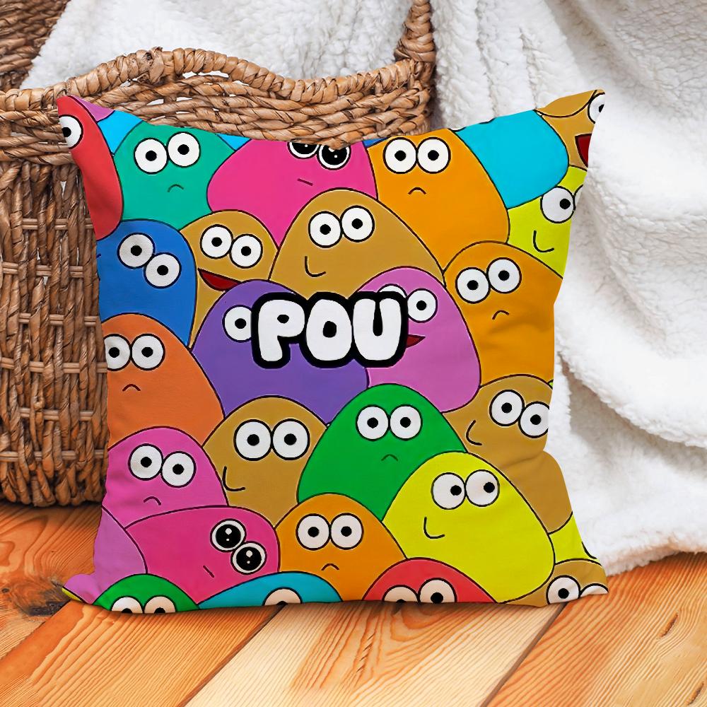 Hot Game My Pet Pou Pillow Case Home Cushion Cover Suitable For Office Sofa Car Suitable For All Seasons