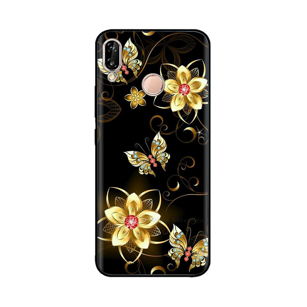for Huawei P20 Lite Case Silicon Soft TPU Printed Phone Cover Case For Huawei P20lite P 20 Lite Bumper Case Shockproof 5.84 inch