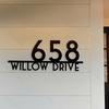 Exquisitely Crafted Custom Vintage Metal Address Plaque Reusable Spiral Shape Outdoor Wall Mount