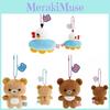 Chaveiro de Pelúcia Pixel Touch Rilakkuma Com Herói Morango Fofo Para Colecionadores E Presentes