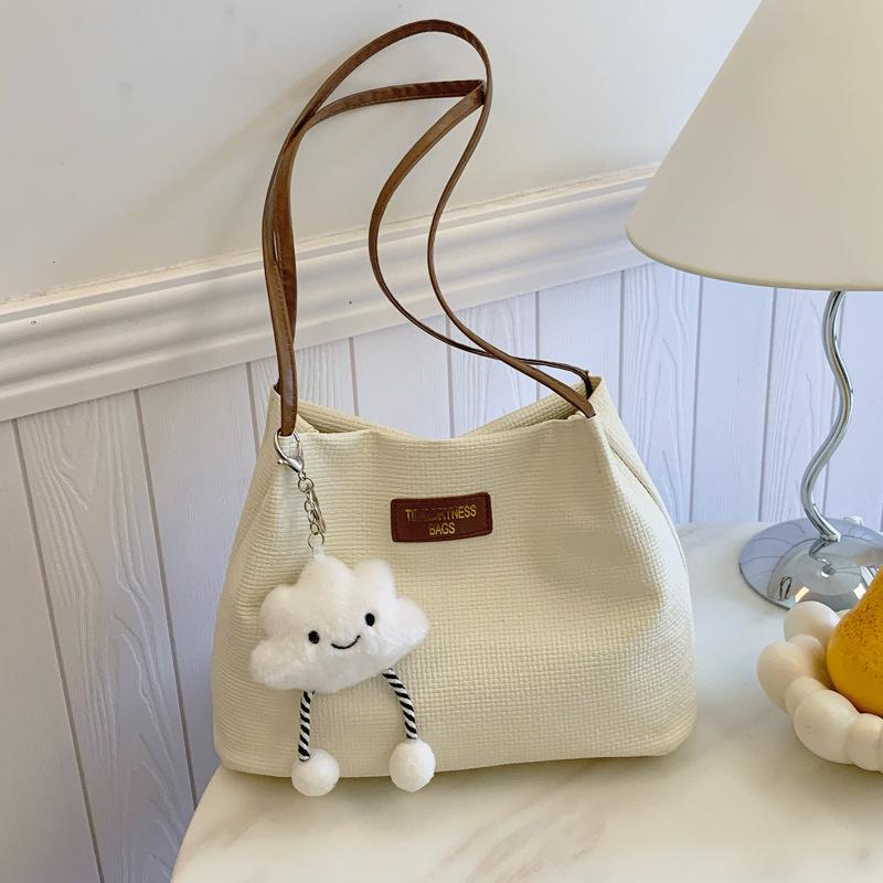 Trend Bag Women's New Fashion Texture Shoulder Bag Popular Versatile Trend Tote Bag