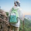 Oxford Criss-cross Outdoor Hiking Backpack Women Men Lightweight Travel Daypack Drawstring Sports Camping Climbing Rucksack