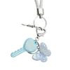 Colorful Resin Keychain Candy Colored Heart Key Butterfly Keyring Phone Charm Jewelry for Fashionable Individuals