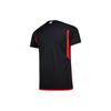 adidas Fußballtrikots Herren Schwarz Moderate Gerade Passform IA7112
