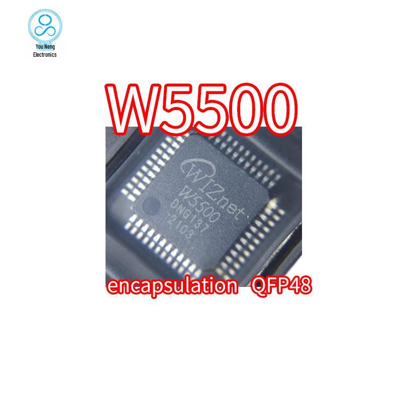 

W5500 Ethernet Embedded Hardware Controller with LQFP-48 Surface Mount Package