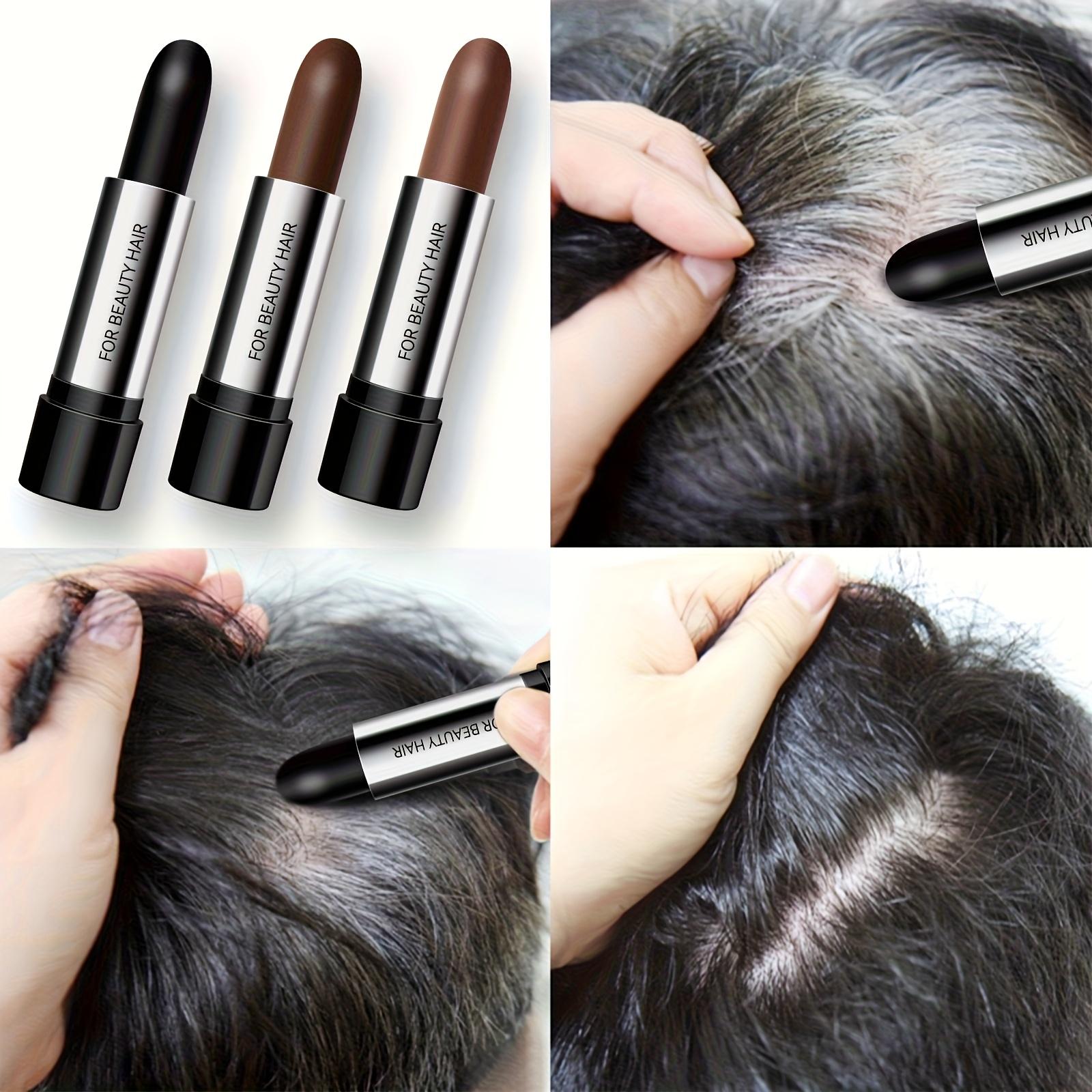 

Temporary Hair Dye Stick Quick Cover Gray Hair Roots Lipstick Style Hair Coloring Tool for Sideburns 02
