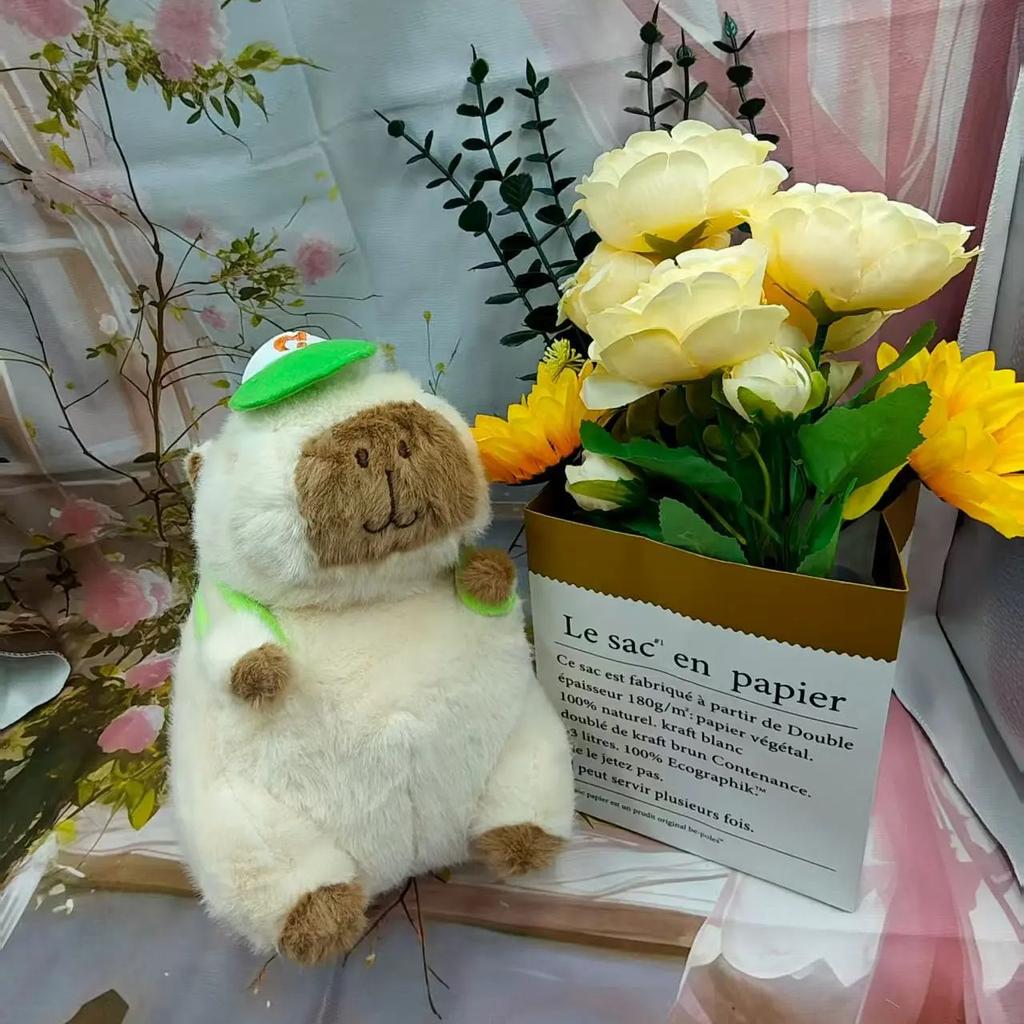 23Cm Capybara Plush Toy Machine Grab Doll Wedding Gift Annual Meeting Event Throw Soft Toy Doll