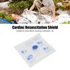 10pcs Disposable Cardiopulmonary Resuscitation Face Shield with One Way Valve Breathing Barrier
