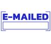 Printtoo E-Mailed Self Inking Rubber Stamp Pre-Inked Office Stamp- Home Office Business Stationery, 47 x 20 mm