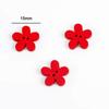 100pcs Flower Shaped Flower Wooden Button 2 Holes Sewing Button Clothing Button  Clothing Sewing