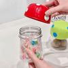 Plastic Mushroom Storage Jar Transparent Candy Snack Box  Kitchen Accessories