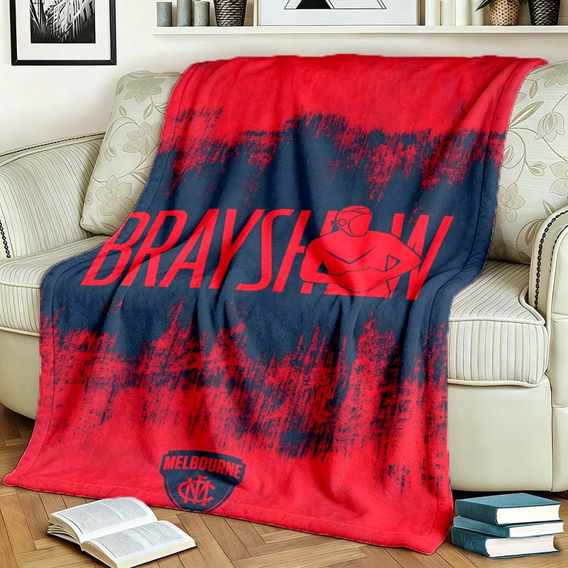 Melbourne Demons Club Theme Blanket Suitable For Beds Sofas And Camping Perfect For Both Men And Women Comfortable Bedding All Year Round