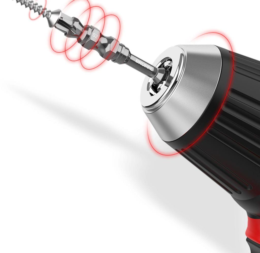 Double-Ended Magnetic Cross & Flathead Electric Screwdriver Bit Set