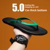 Trendy Black Flip Flops for Men In  Wear Simple N-slip Soft Sole Clip Foot-slip Fashiable and Versatile Beach Sand2026