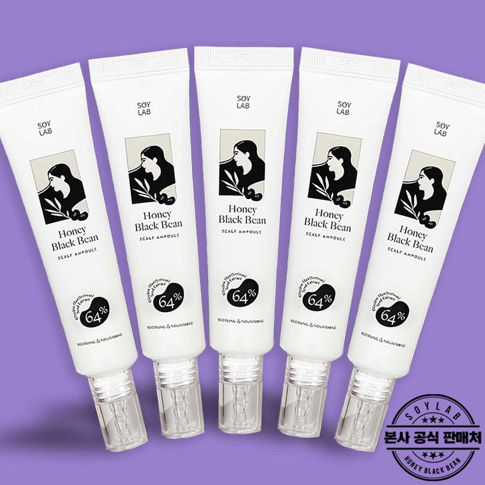 Total 5) Soy Lab Honey Black Bean Scalp Ampoule Hair Loss Ampoule Apply Hair Tonic Hair Loss Scalp Nutrient, 40ml, 5 pcs.