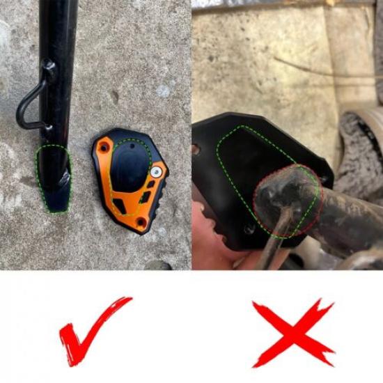 For 390Duke 2024 2025 Foot Side Stand Extension Duke390 Kickstand Plate Base