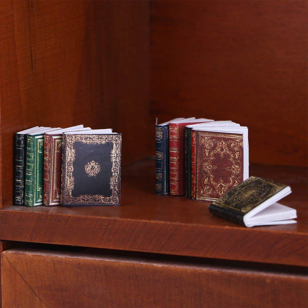 Doll Toy Supplies Retro Classical Vintage Notebook Mini Books Dollhouse Decoration Miniature