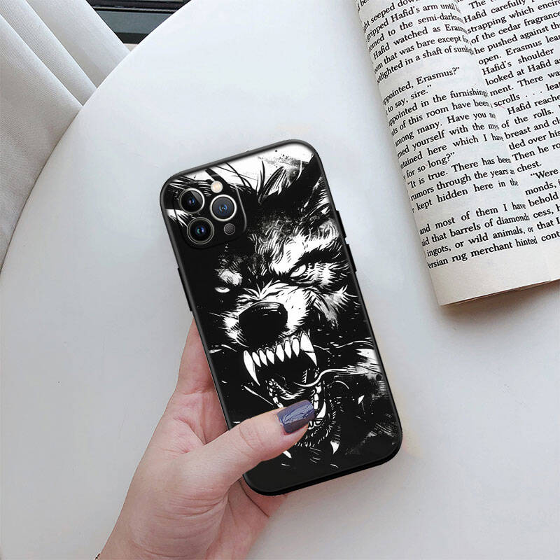MH148 Animal Wolf Phone Shell Case for iPhone 7 8 11 12 13 14 15 16 17 16E XS Pro Max XR X SE Air