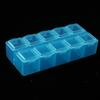 Plastic Organizer Container for Metal Screws and Sewing Accessories 10 Grids