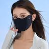 Ice Silk Face Guard, Washable Cooling Sunscreen Face Shield, Breathable Holes Face Protector with Elastic Ear Loop for Outdoor Cycling Hiking Fishing