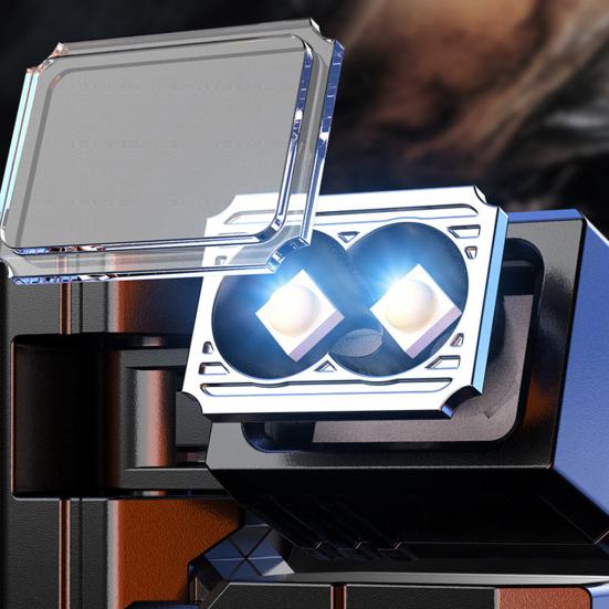 Yousheng 1/2Pcs EDC Flashlight Rotatable Super Bright Work Lamp USB Rechargeable IP68 Waterproof Magnetic Torch Outdoor Camping Hiking Emergency Lamp