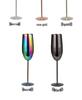 304 Stainless Steel Cocktail & Champagne Goblet, 250ml Metal Wine Glass for Bar & KTV.