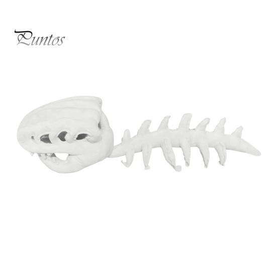 Costume di Halloween per Animali Domestici Piccoli, Costume da Scheletro di Dinosauro per Gatti, Abito con Cappuccio in Peluche, Abbigliamento Carino Spaventoso e Comodo per Gattini, Dolcetto o Scherzetto, Foto Divertente