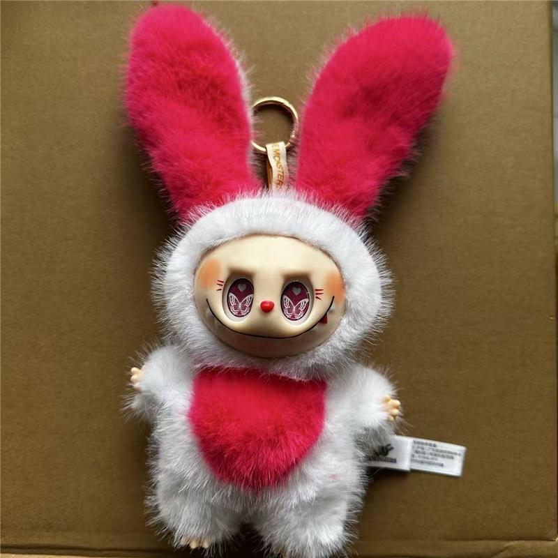 Labbubu Rabbit Doll 6th Generation Lapupu 3rd Generation Macaron Front High Energy Blind Box Gift 6.0 Macaque