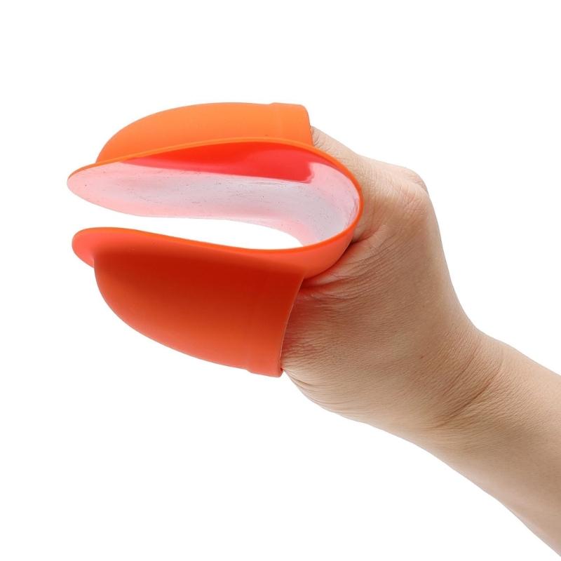 2 Piece Thermal Protective Oven Mitts Food Grade Silicone Gloves for Outdoor Cooking and Baking Grilling Potectors