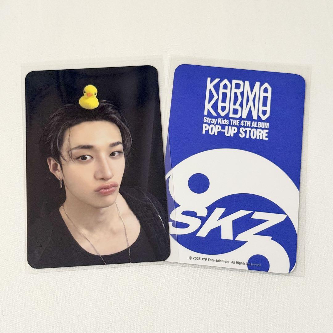 

[USED] straykids KARMA Pop-Up Lucky Doll Trading Card Bang Chan