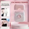 2 in 1 Baby HairCut and Hairdressing Comb Trim Bangs and Broken Hair Bangs Trimmer Manual Portable Children's Hair Clipper