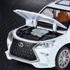1/32 Lexus LX570 SUV Alloy Car Model Diecasts Metal Off-road Vehicles Car Model Sound and Light Simulation Kids Toys Gift