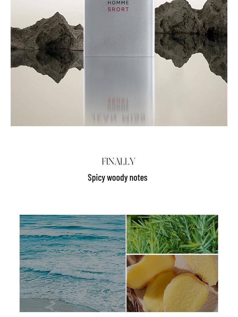 JEAN MISS Azure Men's Perfume Set: Three-Piece Long-Lasting Light Fragrance Eau de Cologne