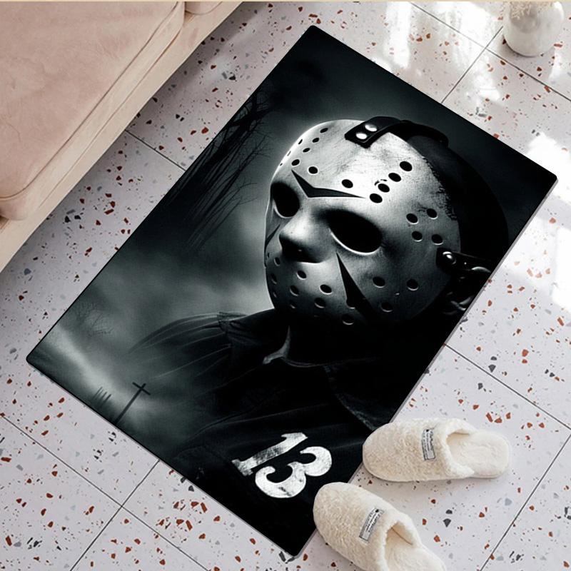 1Pc Jason Print Rug - Home Decoration Carpet For Living Room Bedroom Flooring Computer Chair Area Rug