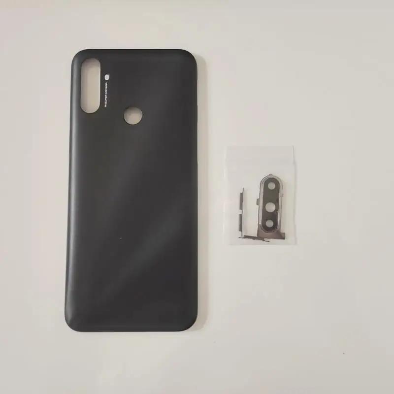 Novaphopat Per Realme C3 RMX2020 Cover Posteriore Sportellino Batteria Pannello Posteriore Scocca Posteriore Con Lente Fotocamera e Cornice Pulsante Chiave Laterale