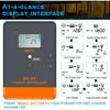 Contrôleur de Charge Solaire MPPT 20A 30A 40A 12V 24V Auto Affichage LCD Régulateur Solaire Convient pour Batteries AGM Gel Inondées et Lithium