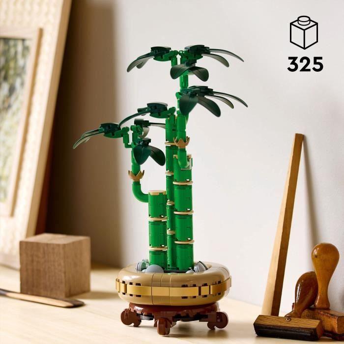 LEGO Botanicals 10344 Le bambou de la chance - Plante artificielle et décoration intérieure - Set de construction pour Adulte