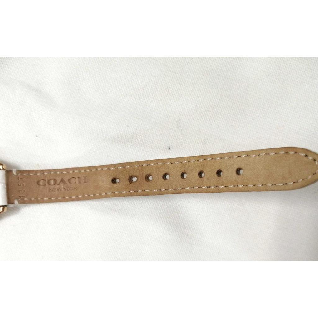 Used COACH white quartz watch coach