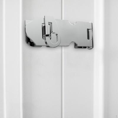 Door Lock Hasp Latch, Padlock Gate Hasp, Security Clasp for Shed, Chests,
