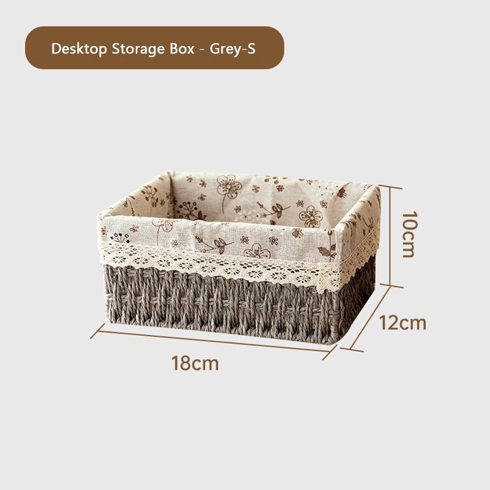 Imitation Rattan Rattan Storage Baskets Vegetable Fruit Multi-Purpose Hand-woven Baskets Home Decoration Storage
